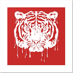 Dripping Tiger Posters and Art